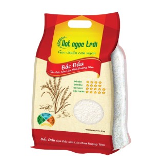 Gạo Hạt Ngọc Trời Bắc Đẩu - Gạo lúa mùa 6th ráo mềm ngọt thơm cơm - túi 5KG thumbnail