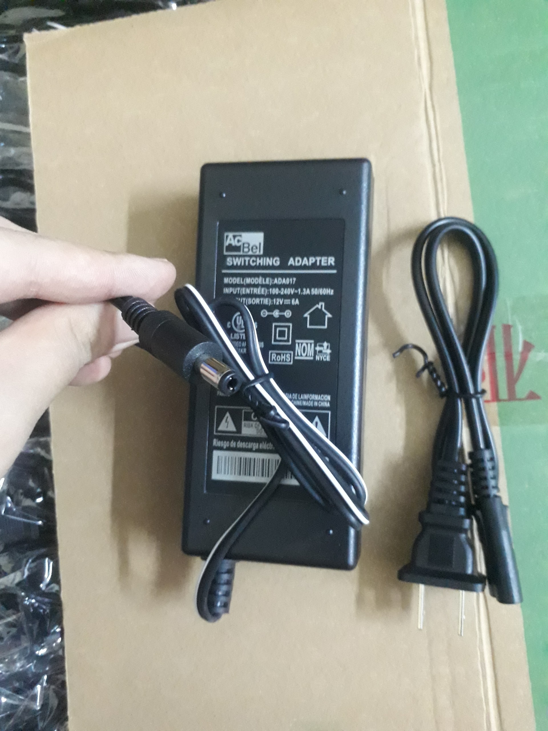 ADAPTER 12V-6A NGUỒN ACBEL XỊN