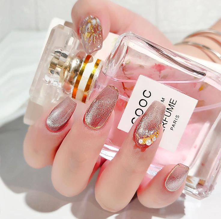 [HCM] Sơn Gel AS Red - Mắt Mèo Kim Cương Bạc