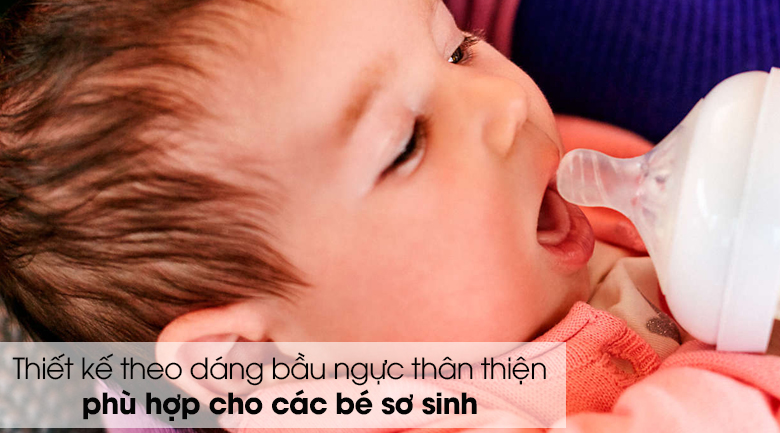 Núm ti silicone Philips Avent Natural cho bé