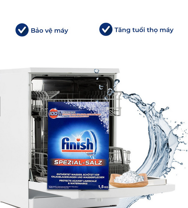 Muối rửa bát finish 1.5kg