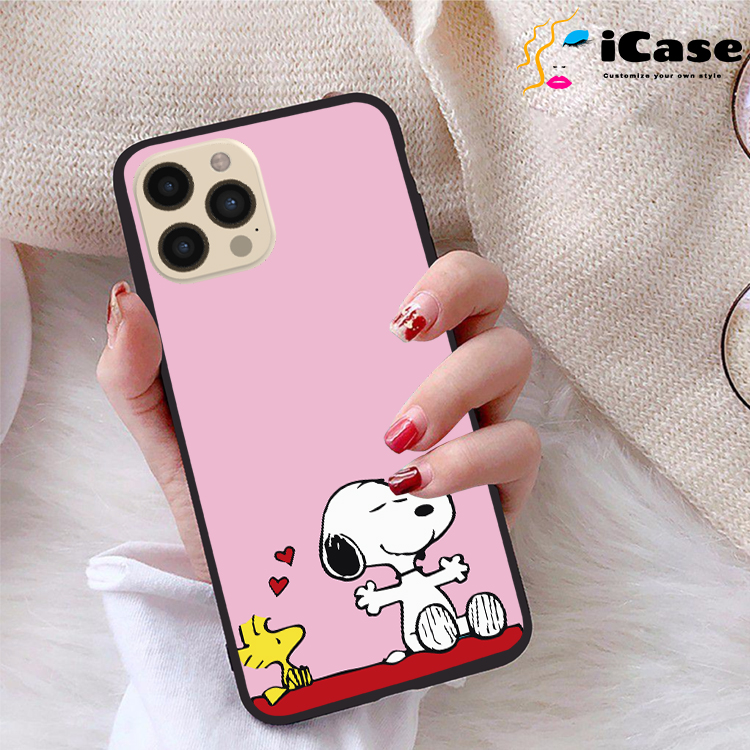 Ốp lưng iPhone 12 Pro Max viền dẻo TPU BST Snopy