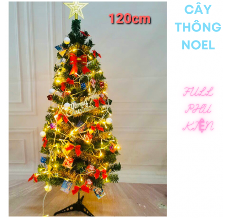 CÂY THÔNG NOEL FULL PHỤ KIỆN 60CM