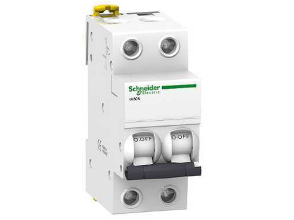 Cầu dao tự động đóng ngắt MCB 2 pha, 6kA, Schneider