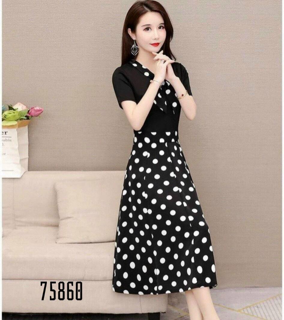 ĐẦM XÒE CHẤM BI TÔN DÁNG CHO CÁC NÀNG  LANO