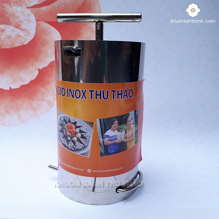 Khuôn làm giò thủ, giò xào inox cao cấp Thu Thảo 1kg
