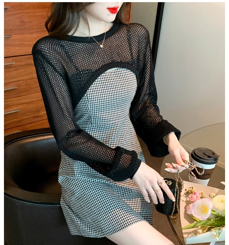 Áo khoác len croptop áo len lửng tay dài khoác ngoài mềm mại sang trọng C104