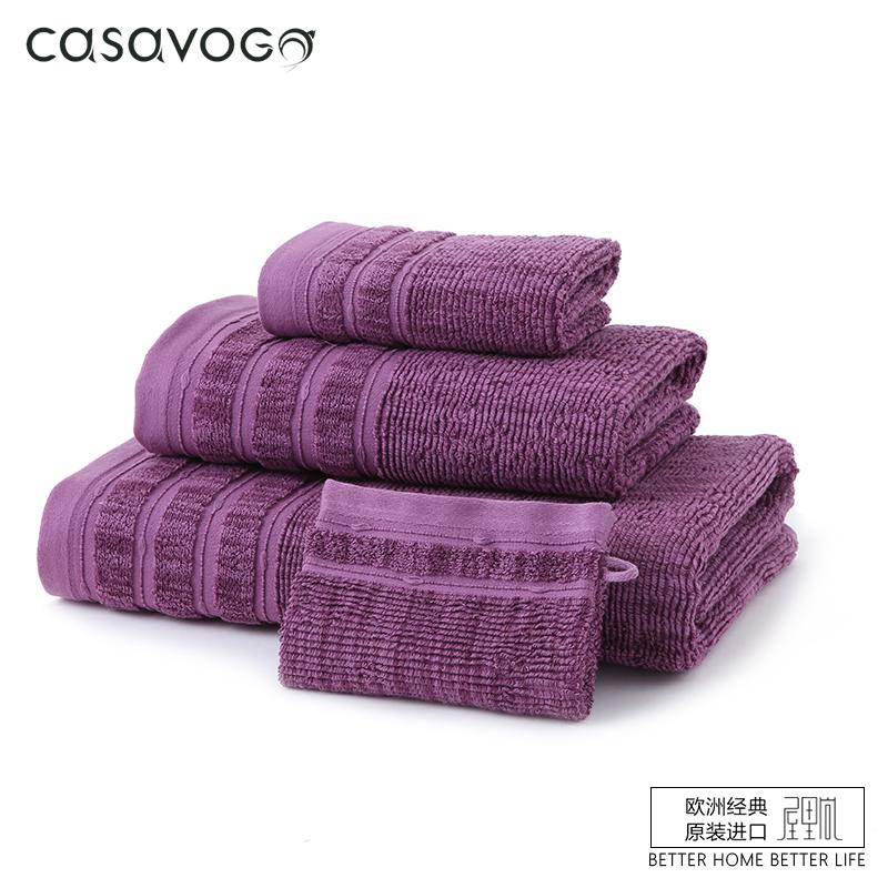 Nguyên Đai Nguyên Kiện Hàng Nhập Khẩu Bồ Đào Nha 100% Cotton Hút Nước Khăn Mặt Sợi Cotton Tinh Chế Đồ Gia Dụng Khăn Mặt Tăng Vài Khăn Tắm