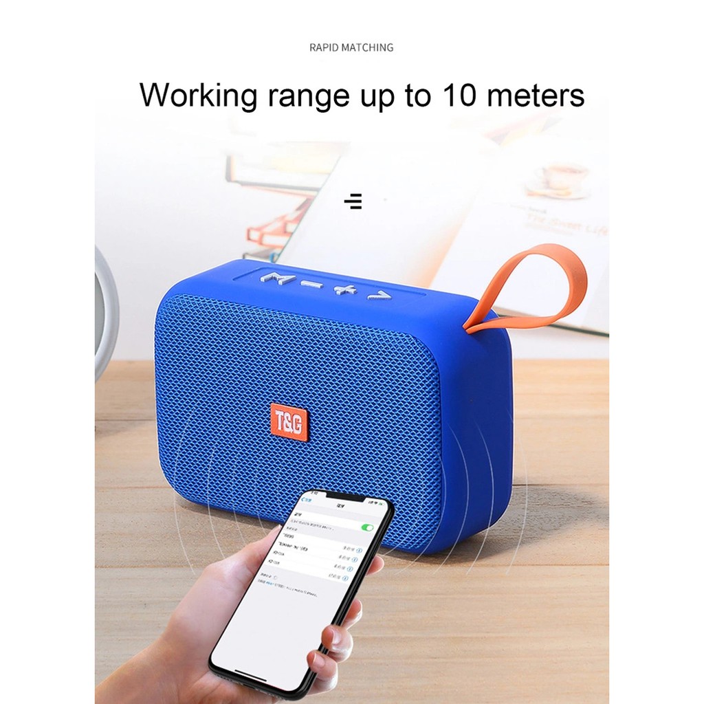 Loa Bluetooth Mini T&G (âm thanh sắc nét Bass to)