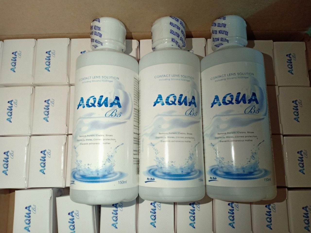 Contact lens solution Aqua 150ml ( 2 bottles )