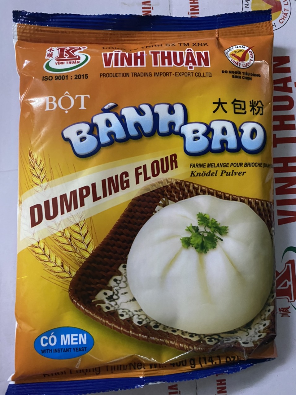Bột bánh bao Vĩnh Thuận gói 400g