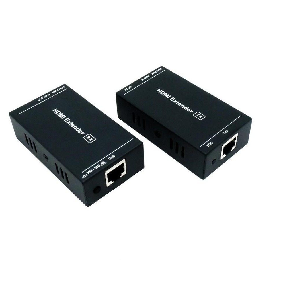 Bộ Chuyển Hd Extender 60m Sfx ( Nối Dài Hdmi Bằng Dây Lan 60m )