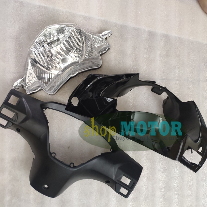 [ 3 món ] Bộ Ốp đầu C110  xe máy FUTURE NEO kèm pha đèn phanh đĩa ( không kèm bóng )
