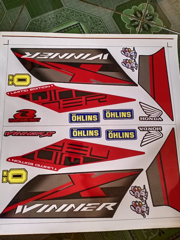 tem rời winner X 2021 đỏ đen