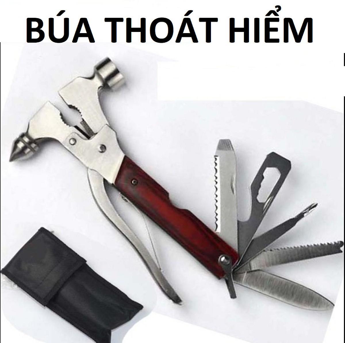 Búa Thoát Hiểm Ô Tô Đa Năng 9 in 1