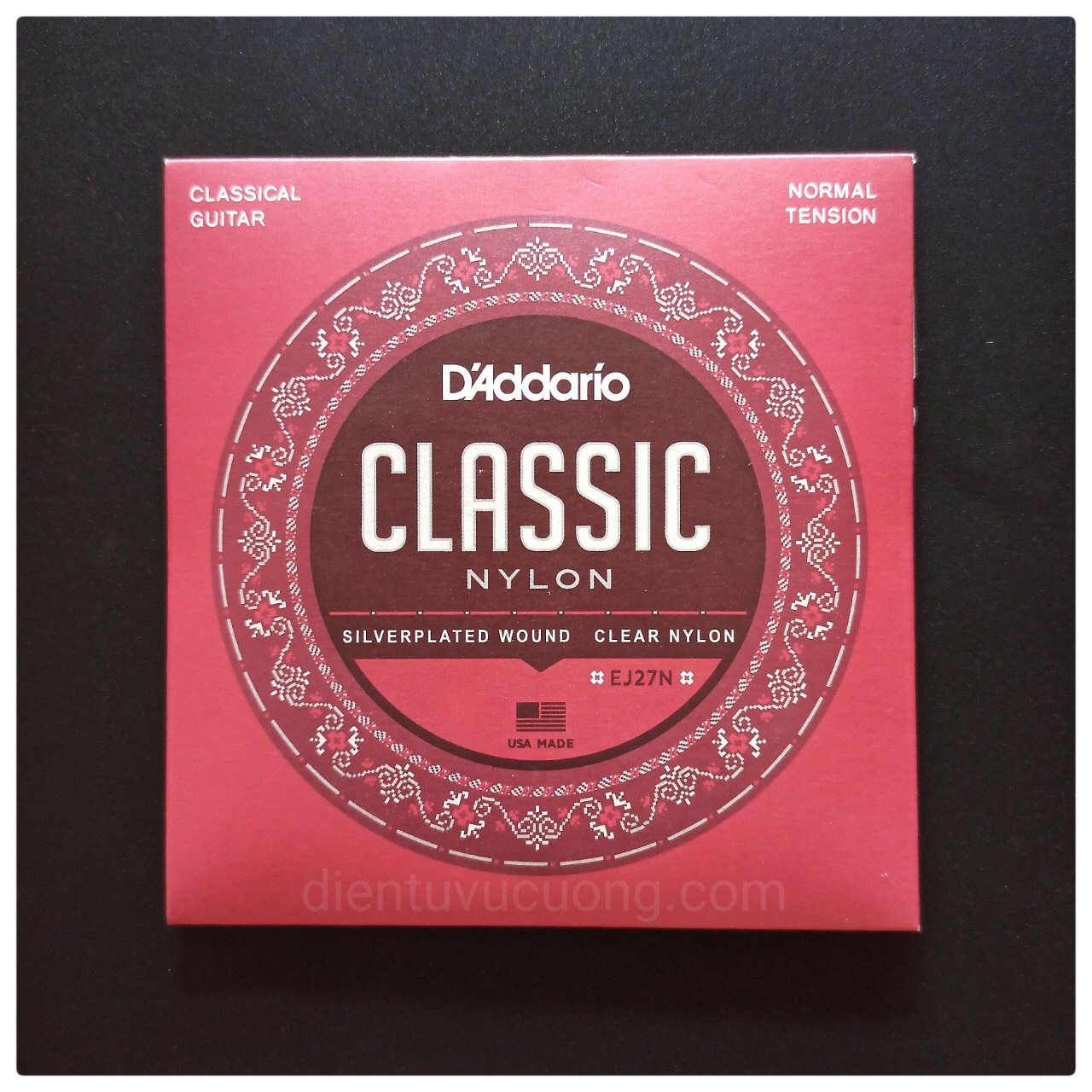 [HCM]Bộ 6 Dây Đàn Guitar Classic DAddario EJ27N