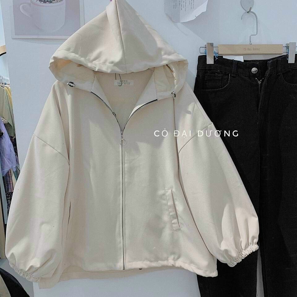 Áo Khoác Da Lộn 2 Lớp, Form Rộng Cánh Dơi, Kiểu Dáng Đơn Giản Trẻ Trung.Tp