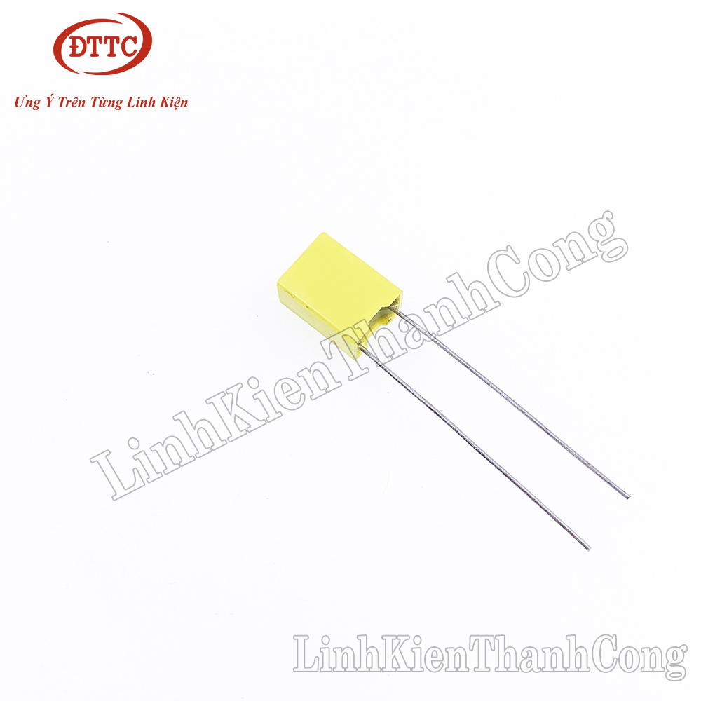 Tụ 1uF 105J 100V Màu Vàng 5mm