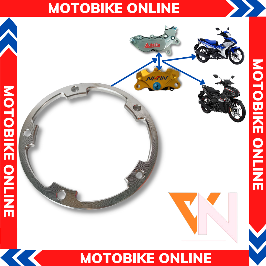 Thớt lòng 5 lỗ kê đĩa trước trước EX 150 6 li dùng để lắp heo lớn