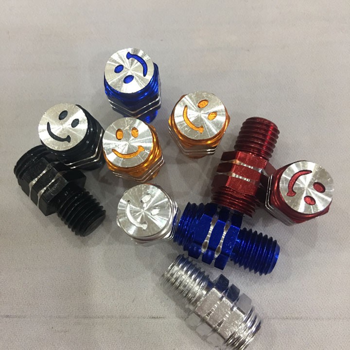 Ốc mặt cười gắn chân kính xe máy -1 Đôi