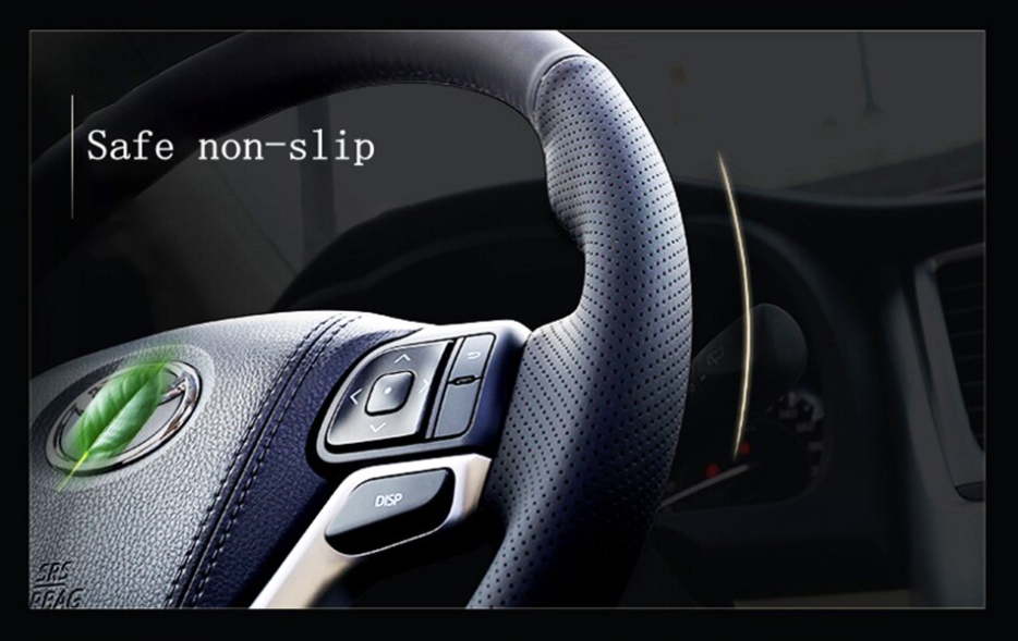 Bọc vô lăng da Toyota Vios 2014-2017
