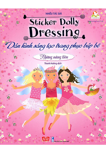 Sách - Sticker Dolly Dressing - Dán Hình Sáng Tạo Trang Phục Búp Bê - Những Nàng Tiên (Tái Bản Năm 2019) - Phương Nam Book
