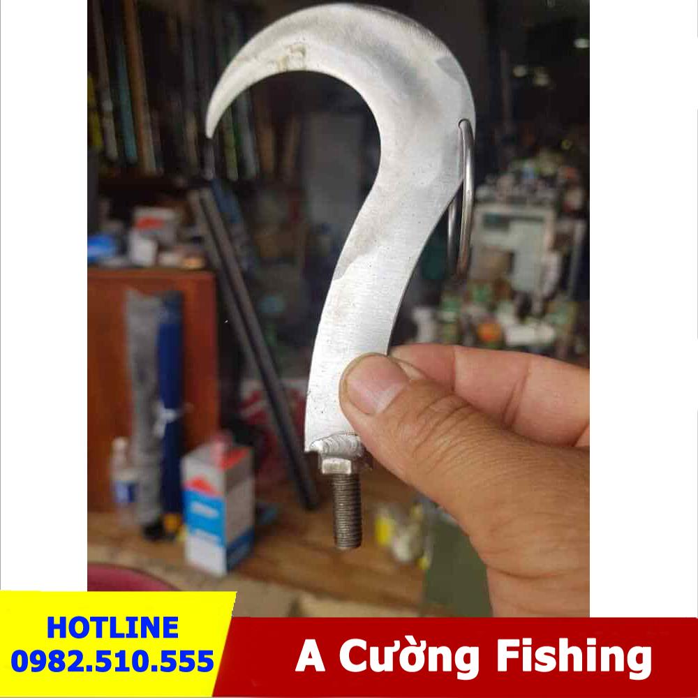 Móc Liềm có chân xoáy vào cán inox