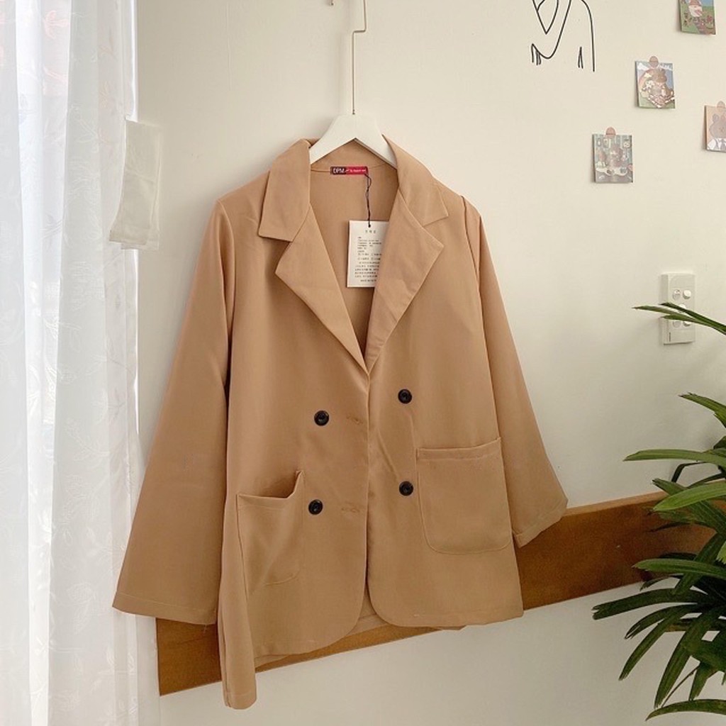 Áo khoác BLAZER trơn Hàn Quốc cao cấp