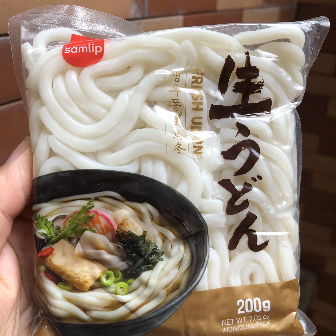 Mì Udon Tươi Samlip Hàn Quốc 200g 삼립) 후레쉬 우동 200g