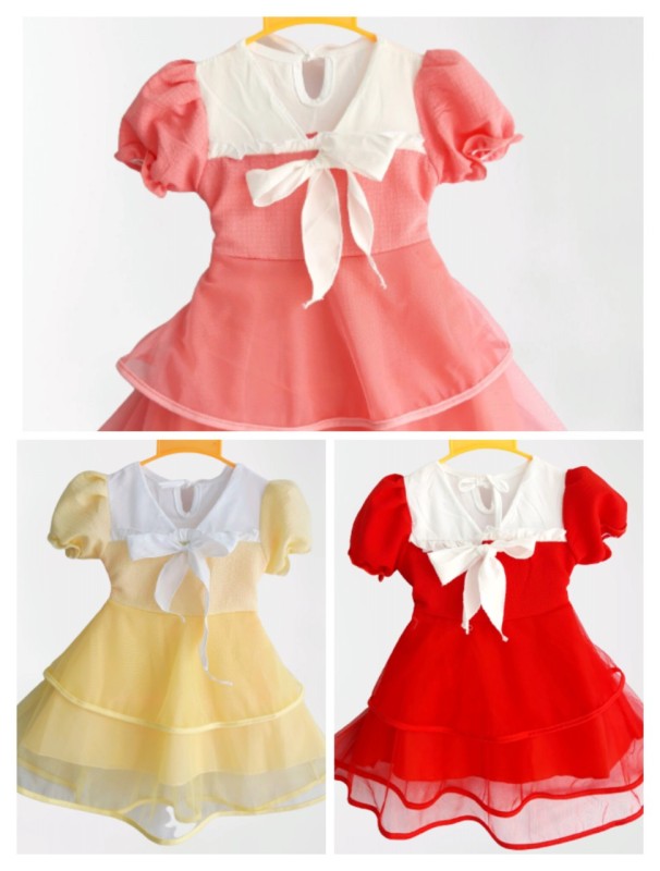 Đầm váy cánh tiên cho bé 6-19kg | đầm tết cho bé gái | đầm váy công chúa | chất liệu vải xốp mền mát