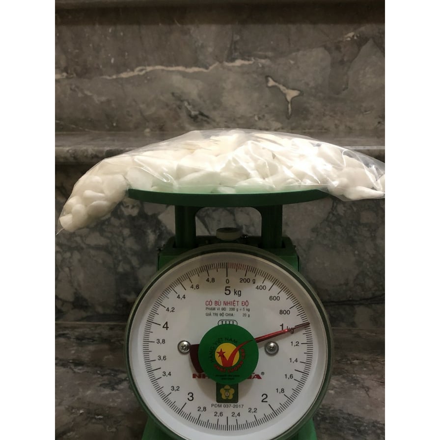 5kg of White Stone Gravel for Garden and Interior Plant Decoration