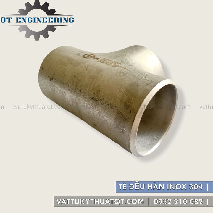 Tê Đều Hàn Inox 304 - SCH10 | VATTUKYTHUATQT.COM