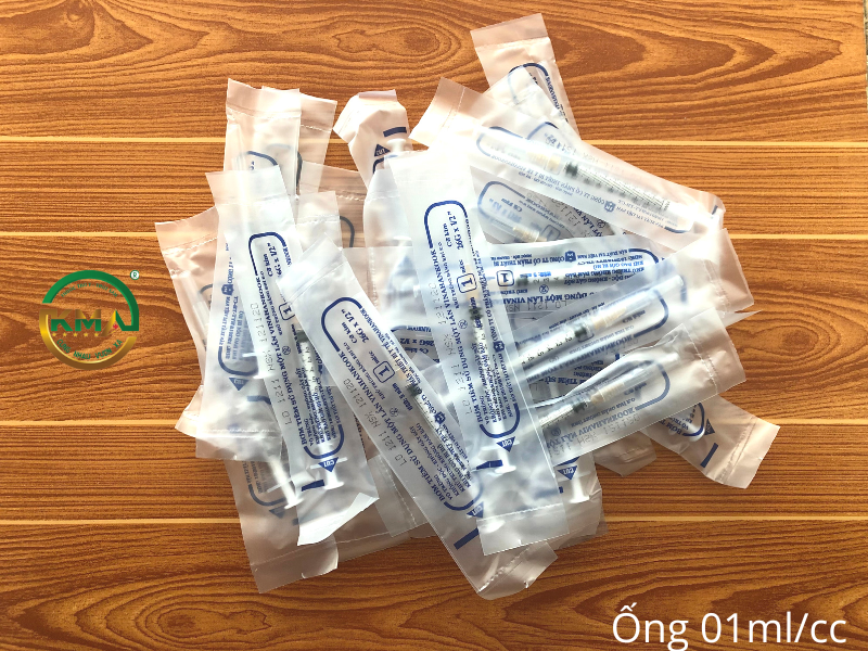 Ống chích sử dụng 1 lần 1ml/cc, 3ml/cc, 5ml/cc, 10ml/cc