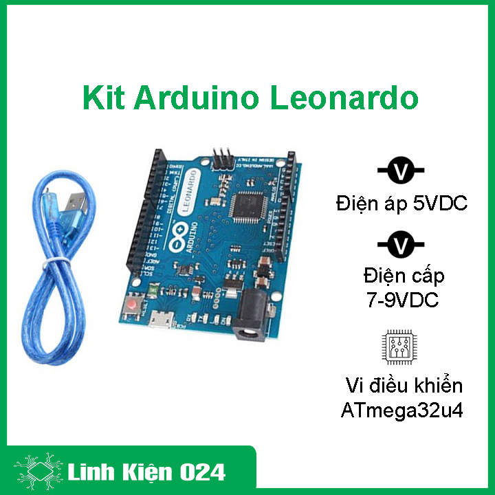 Kit Arduino Leonardo bảo hành 6 tháng