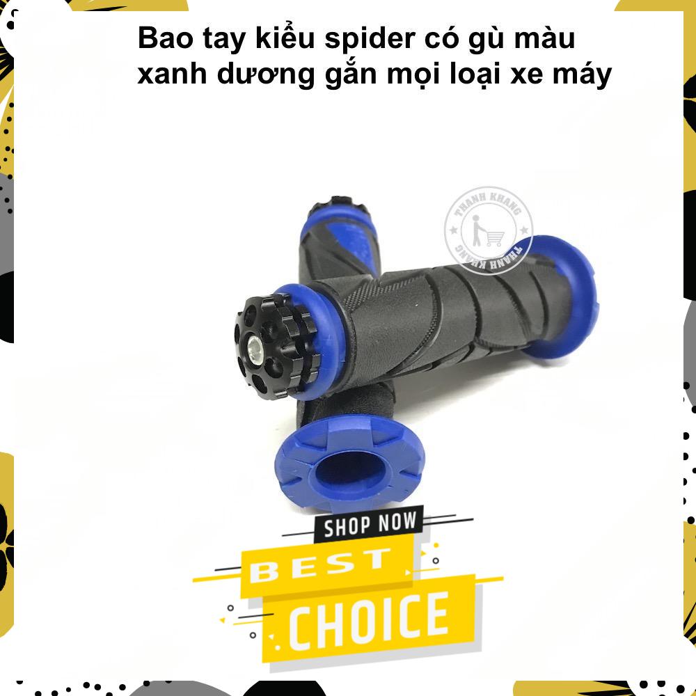 [HCM]Bao tay xe máy kiểu spider dáng thể thao cá tính có gù gắn mọi loại xe thanh khang SPDR35-XANH (Xanh dương) Sản Phẩm Chất Lượng Gian Hàng Uy Tín Giá Cả Cực Tốt Mua Ngay.