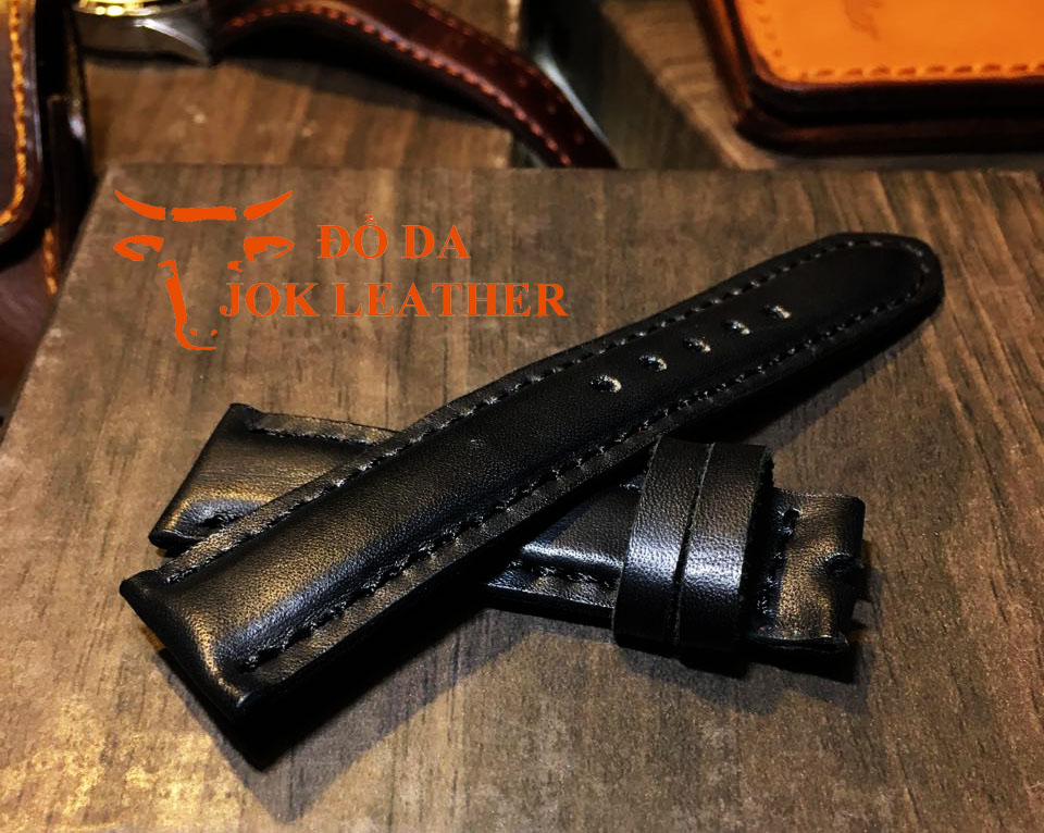 [HCM]DÂY DA ĐỒNG HỒ DA BÒ TẶNG KÈM KHÓA