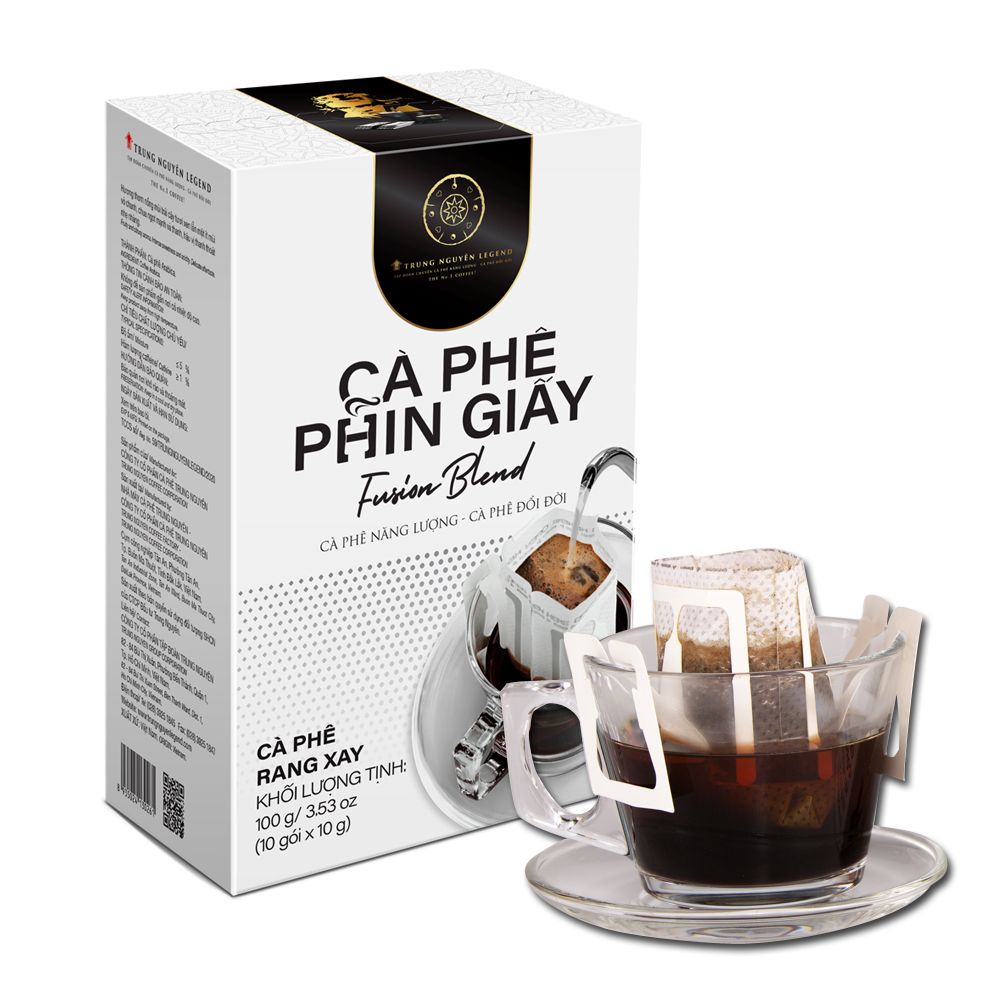 CÀ PHÊ PHIN LỌC GIẤY TRUNG NGUYÊN LEGEND( 3 HỘP NGẪU NHIÊN)