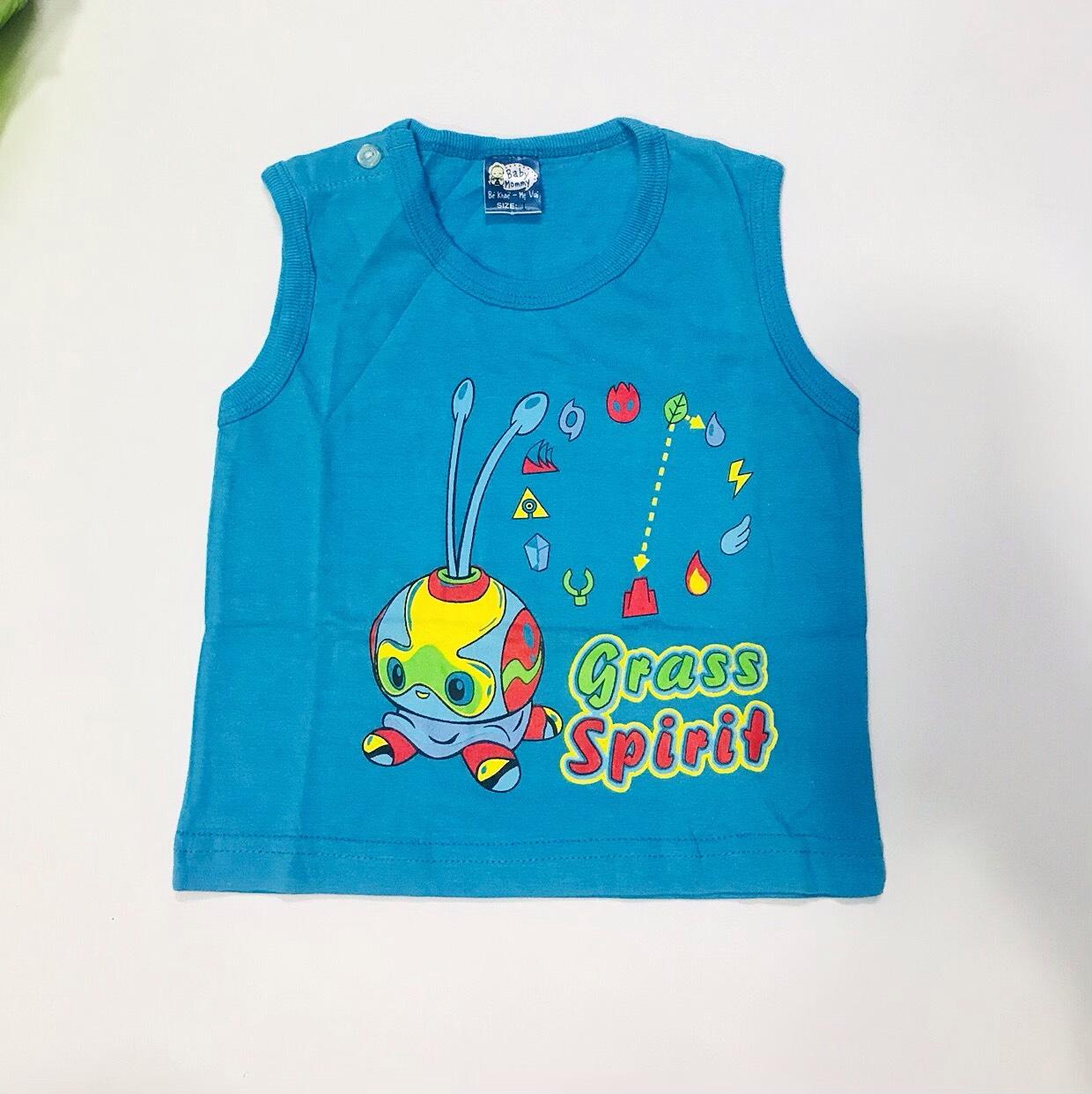 [HCM]5 ÁO BA LỖ MÀU BÉ TRAI(6KG-9KG)