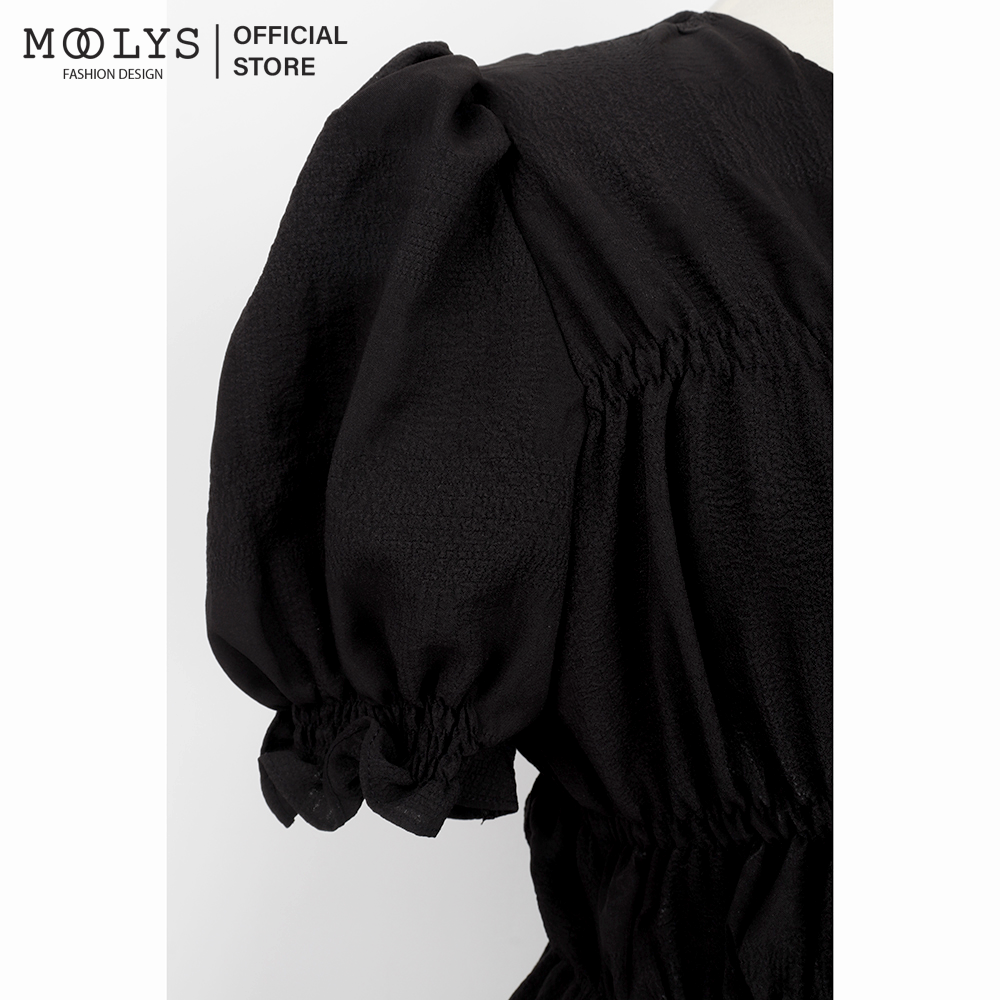 Đầm xoè dáng dài thiết kế đơn giản Moolys MD021