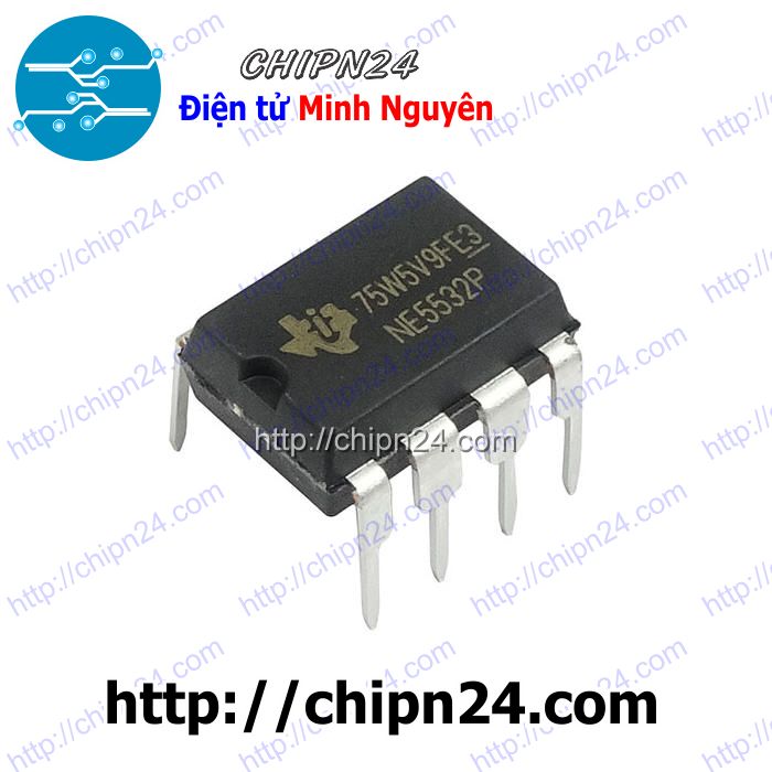 [1 con] (DIP) IC NE5532 DIP-8 (Hàng Tốt) (5532)
