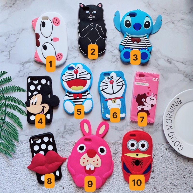 [XẢ KHO]Ốp Lưng iphone 6/6s Silicon Hình Thú Dễ Thương