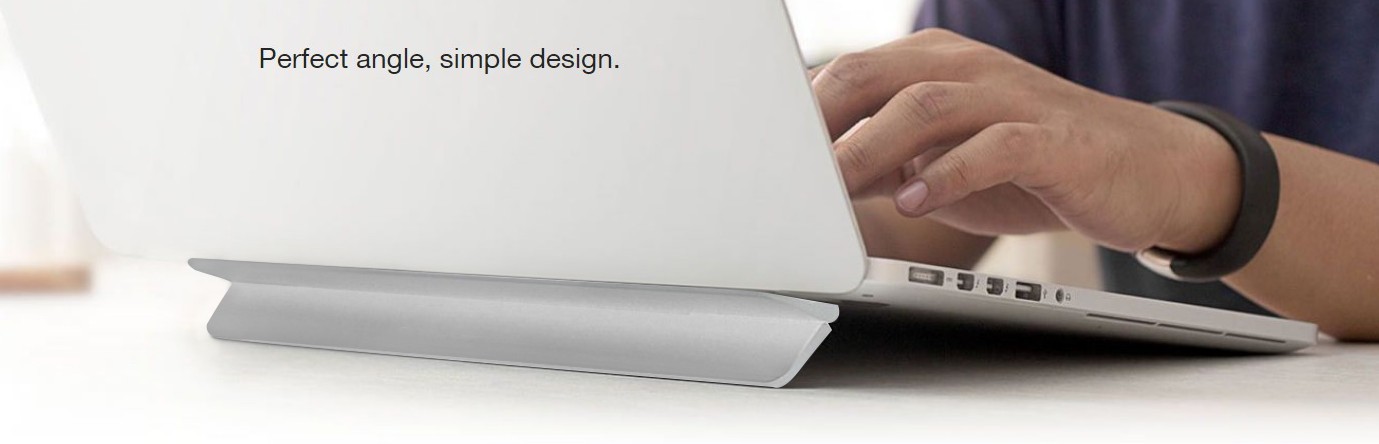 ❤️ KickFlip Đế Tản Nhiệt Laptop, Macbook ❤️ Siêu Mỏng Dạng Dán & Gập Dưới Lưng Máy