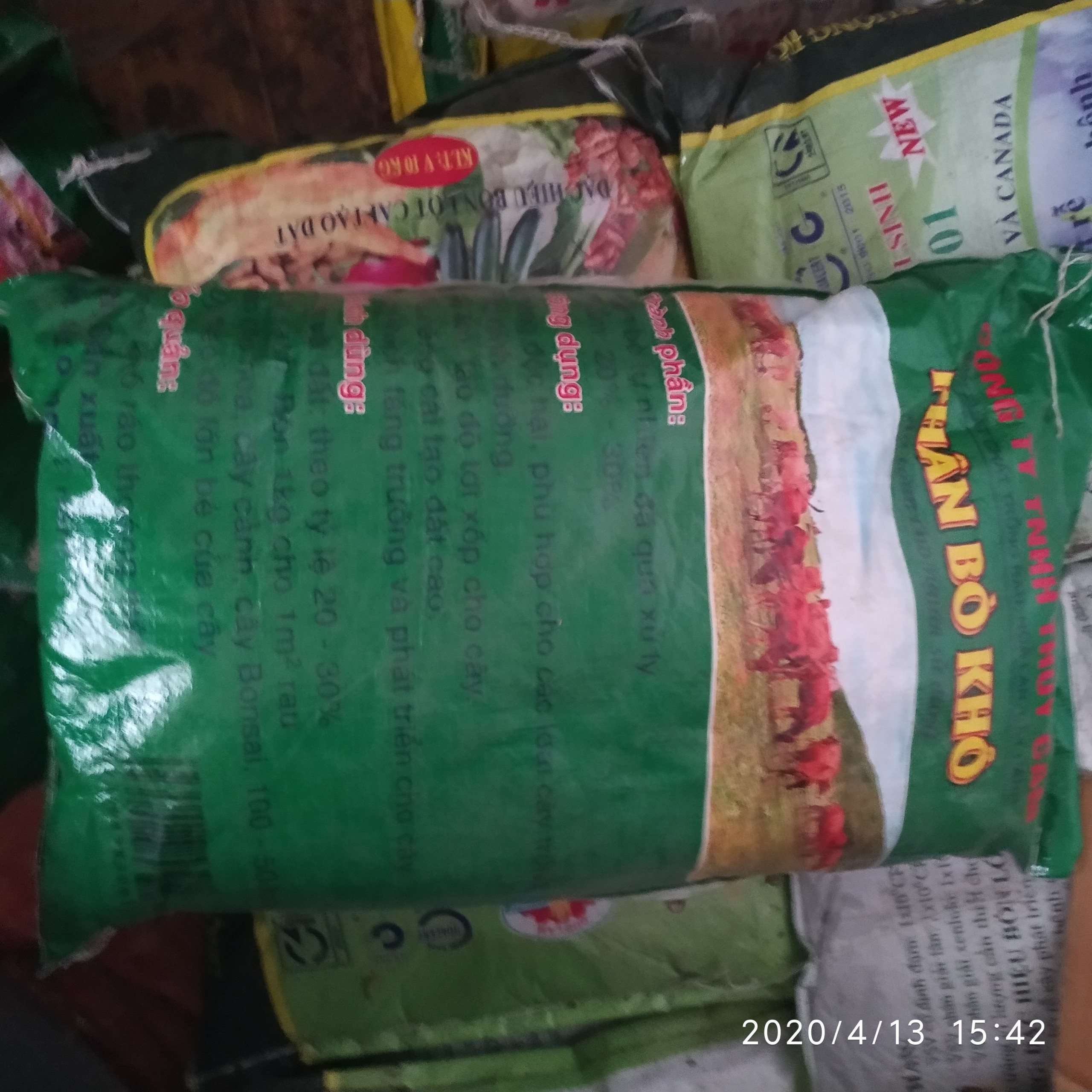 Phân bò khô 5kg tốt cây, tơi xốp đất
