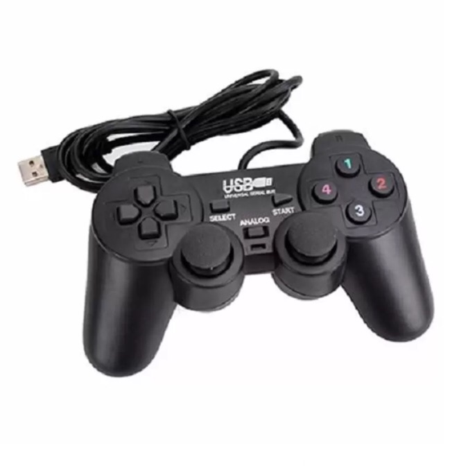 [HCM]Tay cầm chơi game PC Vibration Joypad (Đen)
