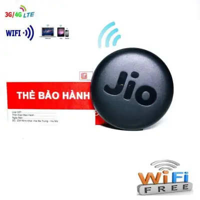 Router Wifi Mifis Router Jio Jmr 1040 4G- Bộ Phát Wifi 4G LTE Tốc Độ Cao, Nhỏ Gọn, Tiện Lợi wifi free jiofi