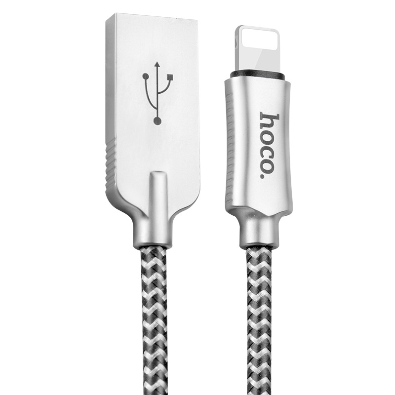 Cáp sạc Lightning dây dù dài 1,2m Hoco U10