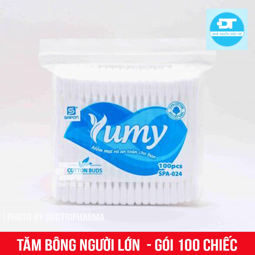 Tăm bông Yumy (Gói 100 que)