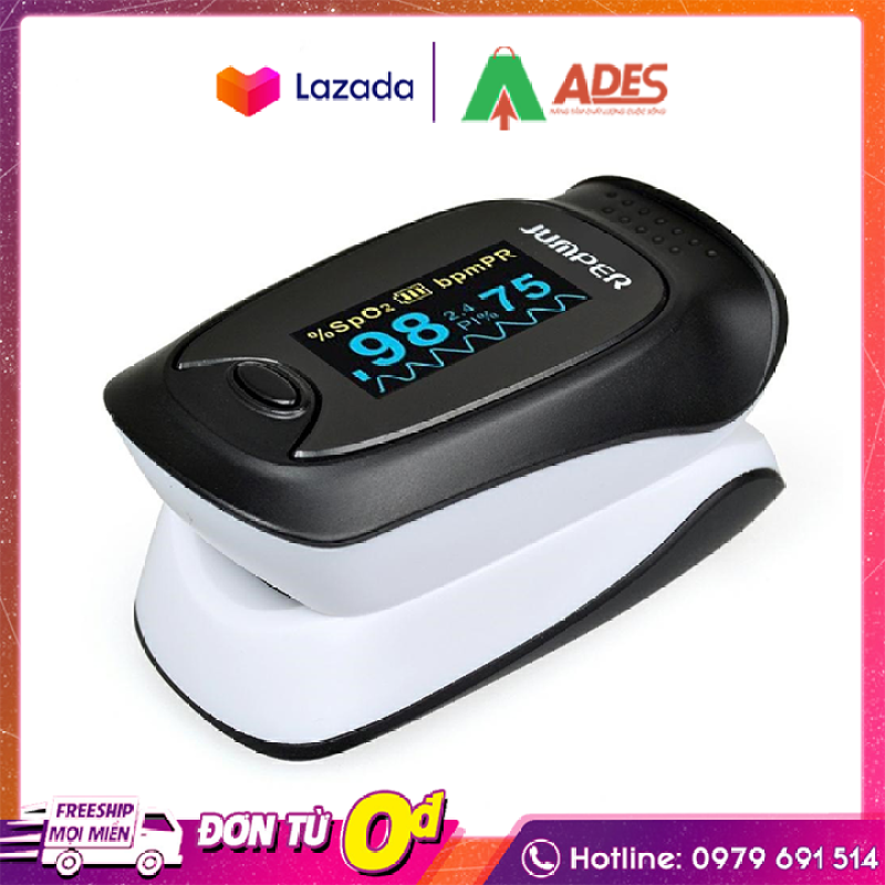 Nơi bán Máy Đo Nồng Độ Oxy Máu Jumper 500D - Hàng Chính Hãng - Theo Dõi Sức Khỏe