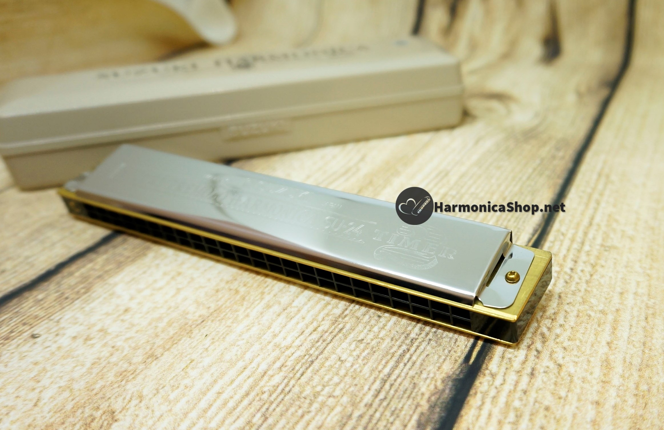 🎶 Kèn Harmonica 24 lỗ 🎵 Hàng Nhật Suzuki Tremolo 2-Timer SU-24