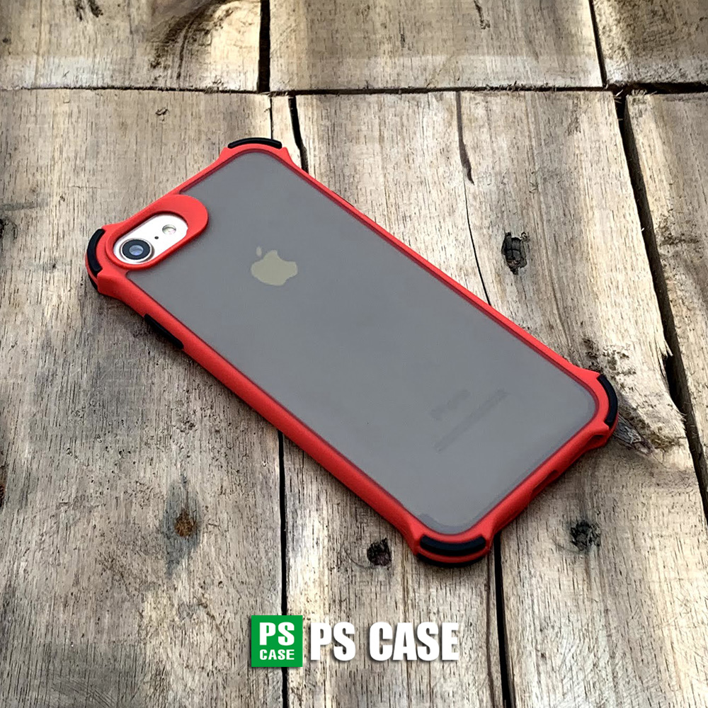 Ốp lưng chống sốc toàn phần dành cho iPhone 7 / iPhone 8 / iPhone SE 2020 - Màu Đỏ - PS Case Phân Phối
